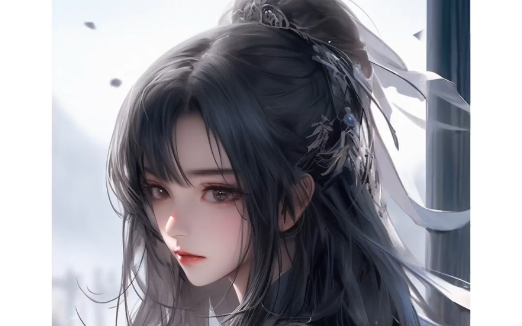 ai绘画 二次元古风美少女