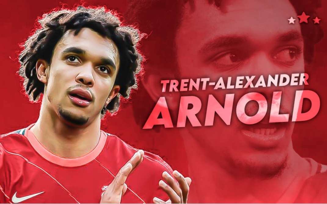 特伦特·亚历山大 阿诺德(trent alexander-arnold)身披66号战袍的