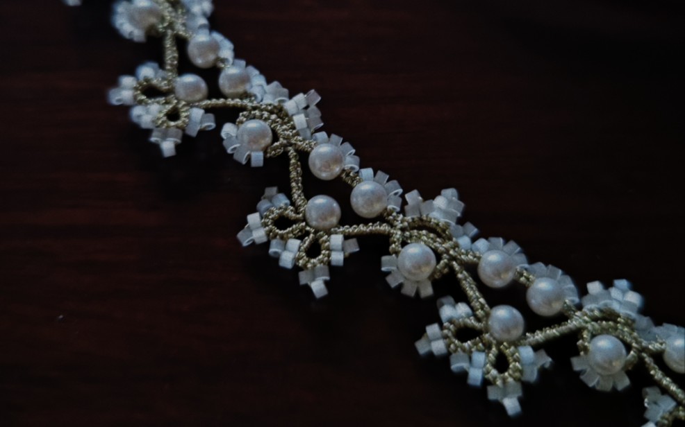 梭编项链 暗夜星辰卡其色版 温柔知性