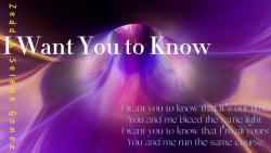 [图]I Want You to Know — Zedd&Selena Gomez