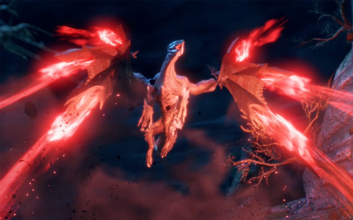 怪物猎人崛起太刀神秘红光天彗龙4分1秒