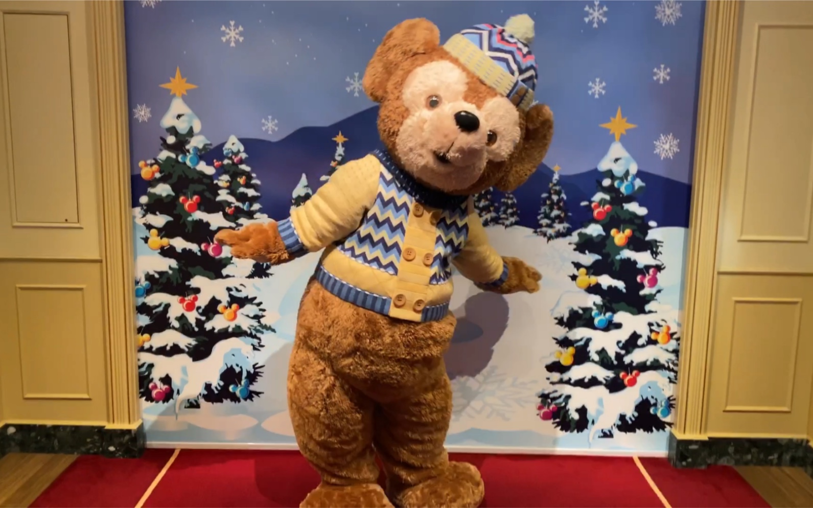 香港迪士尼美国小镇大街与达菲duffy的见面2019.12.20