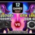 GTX 1070 Ti vs GTX 1660 SUPER | 12款游戏FPS测试