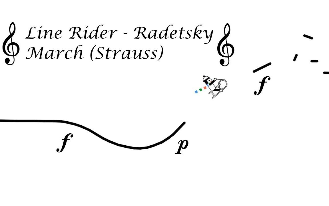 [图]线骑士-拉德斯基进行曲（施特劳斯）Line Rider - Radetzky March (Strauss)