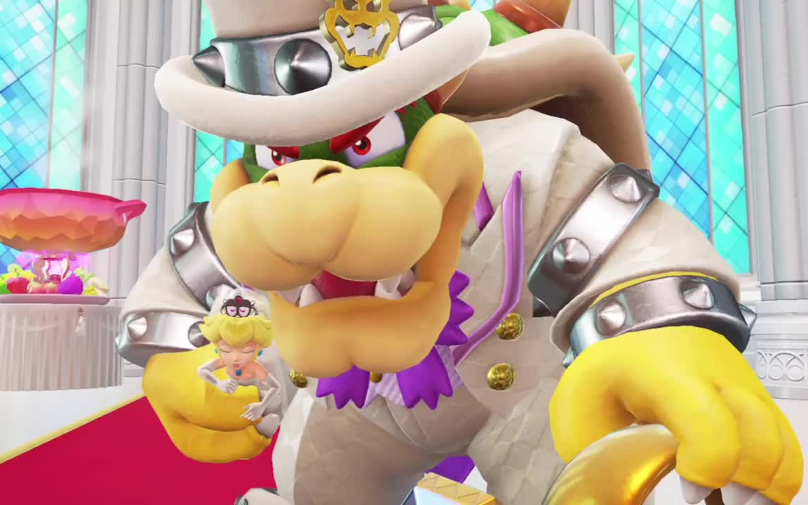 舞秋风 超级玛丽奥德赛 ep19 库巴与马里奥结合 月之国_哔哩哔哩 (゜