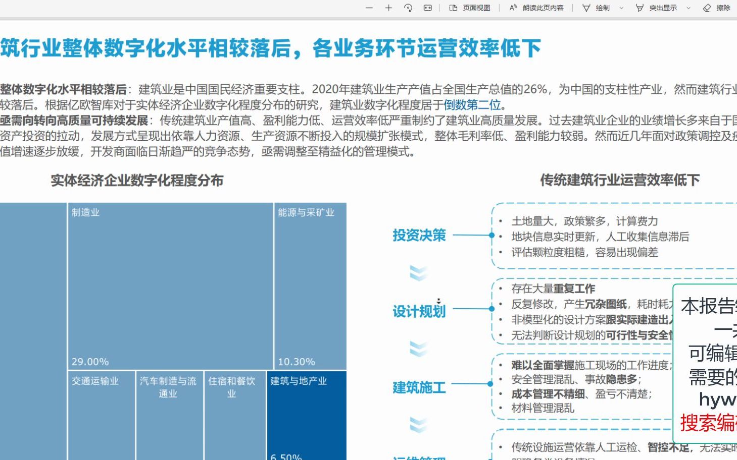 [图]2022中国建筑行业数字化转型研究报告40页,内容完整