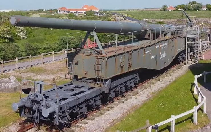 德国杀手锏 | k5(e)"利奥波德"列车炮(代号"罗伯特"/280mm)(2023/12)