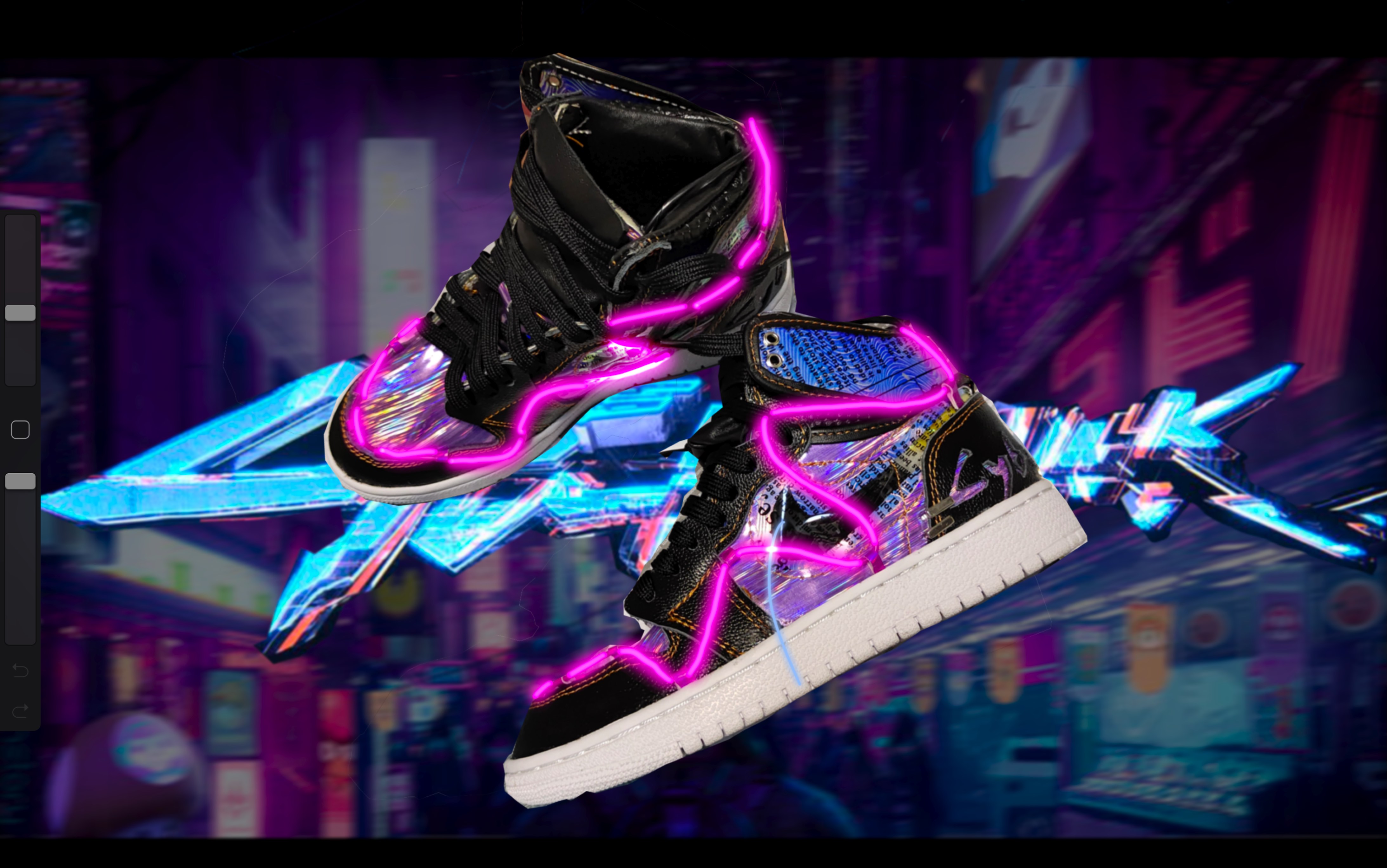 今天带你们见证aj1赛博朋克的诞生.