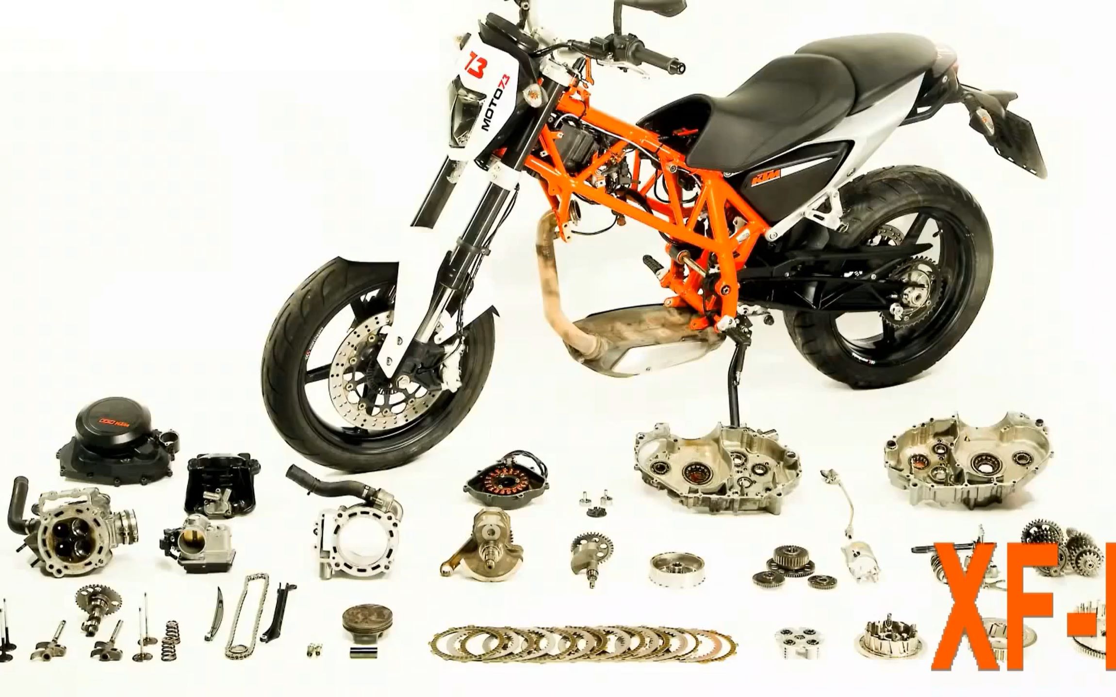 你的ktm duke 690在行驶3万公里后发动机是什么状态?拆解检查