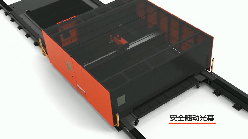 瑞士百超迪能d-giant地轨式激光切割机