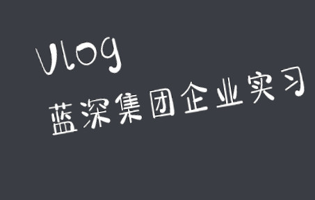 蓝深vlog哔哩哔哩bilibili