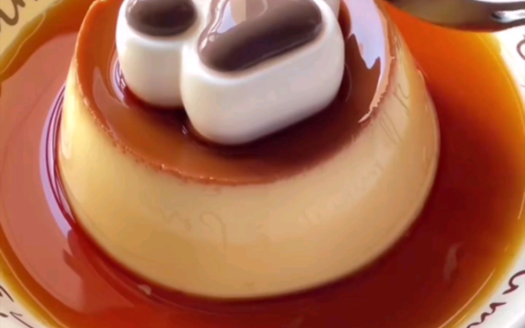 巨细腻 ~入口即化的可爱猫爪焦糖布丁