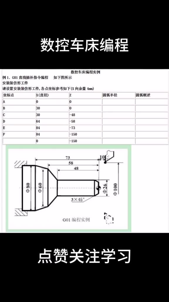 数控车床编程教程哔哩哔哩bilibili