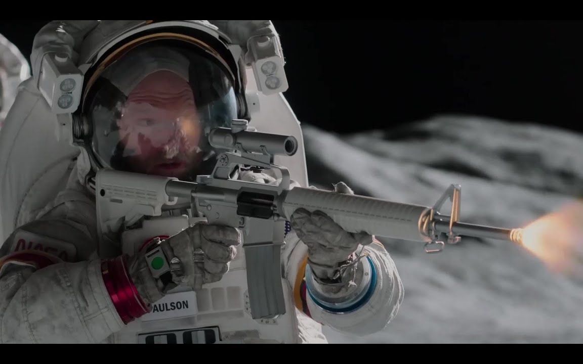 为全人类 苏联宇航员遭到美国太空陆战队攻击 片段