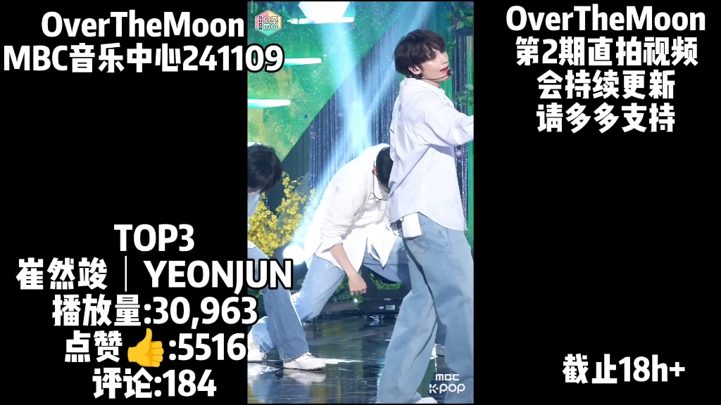 档 TXT OverTheMoon音中直拍18h+数据 秀彬拉开差距断层领先 杋圭点赞比垫底播放量都高占据第二 然竣稳三 太显休宁差距过大暂时垫底哔哩哔哩bilibili