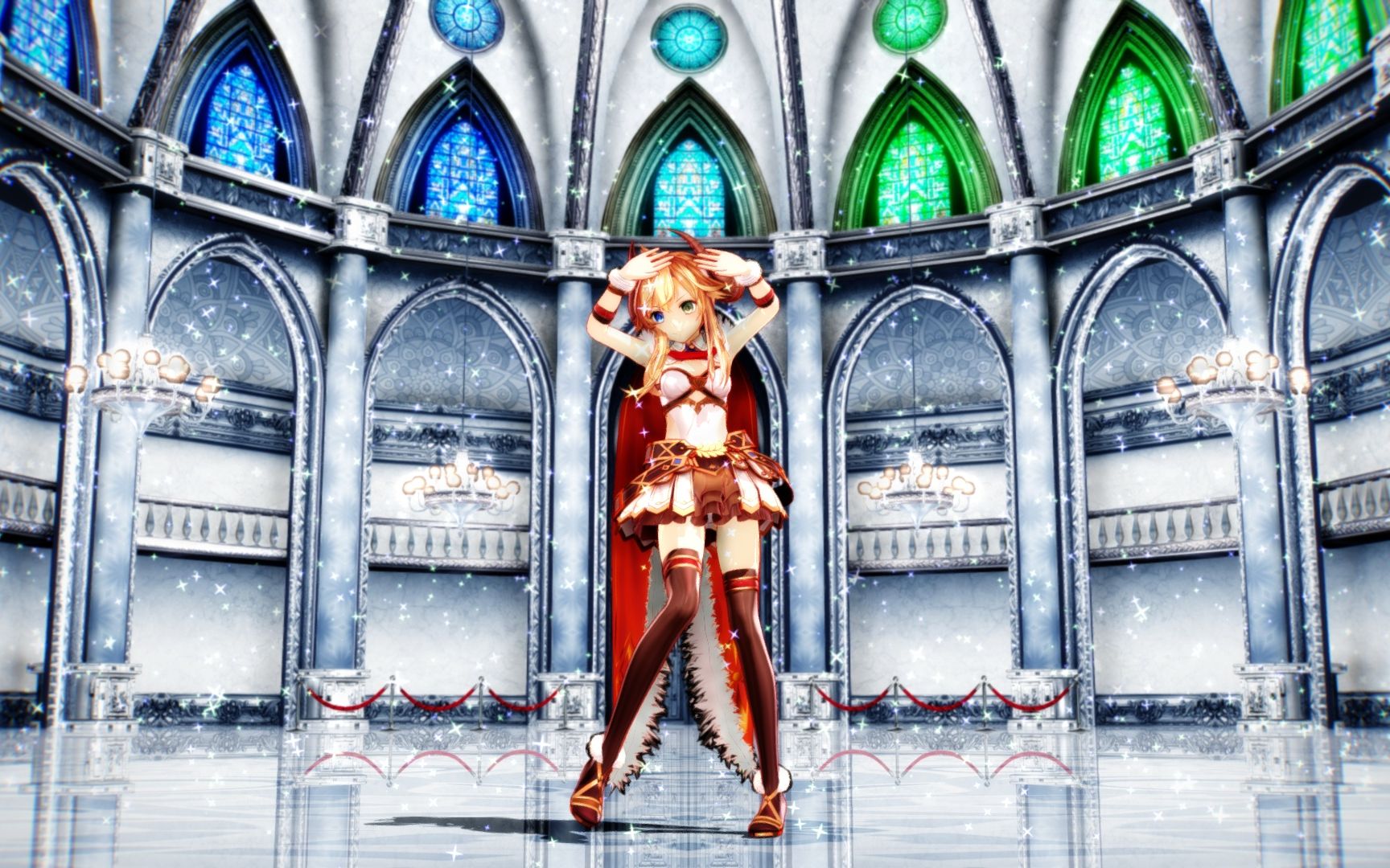 【mmd萌王ex】亚历山大『アンノウンマザーグース』