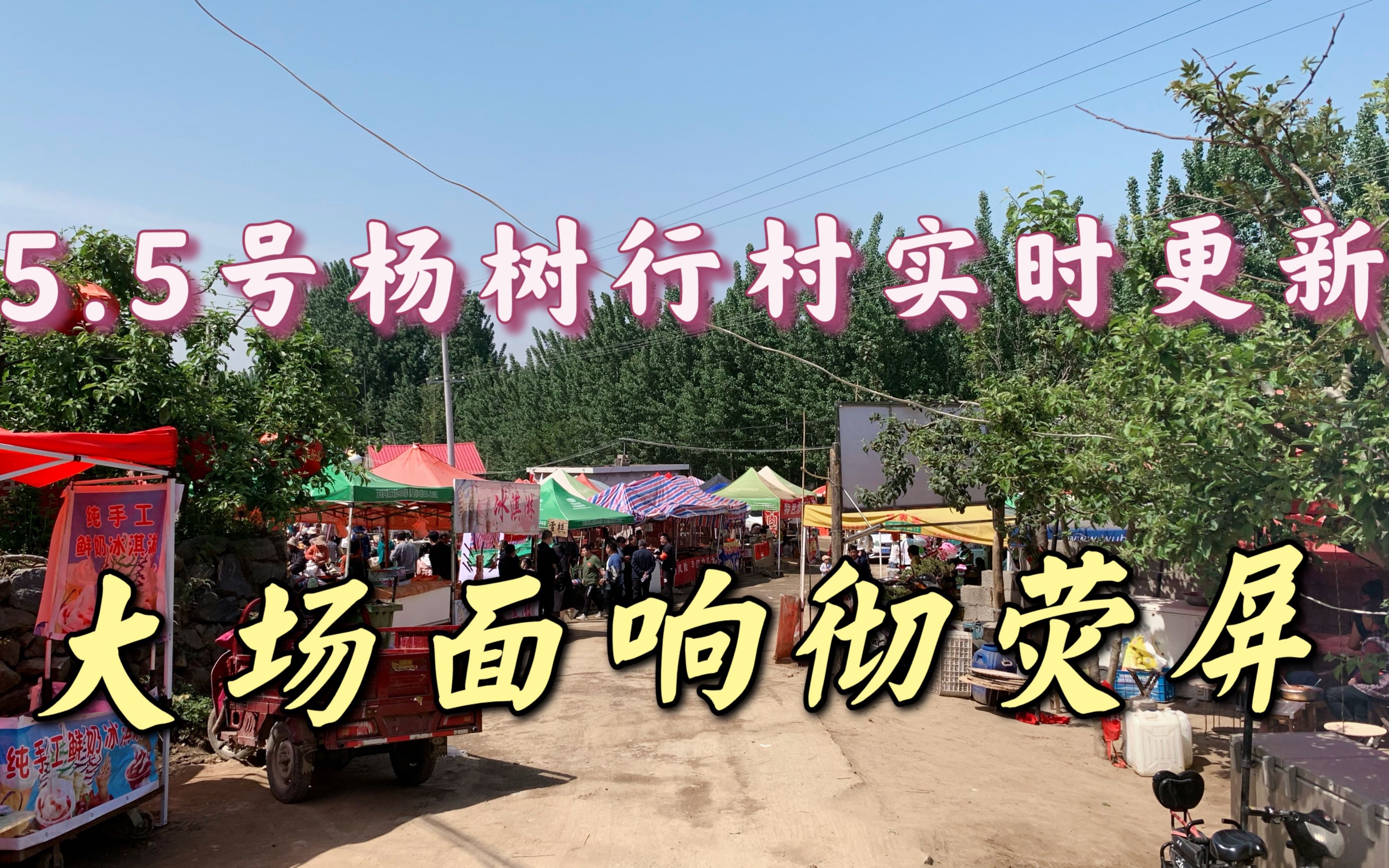 杨树行村堪称山东村庄楷模,心随我动拍片记录,亲身感受浩瀚场面,五一
