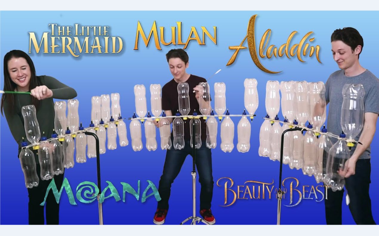 打击乐塑料瓶演奏迪士尼组曲disneymedleyonplasticbottles20