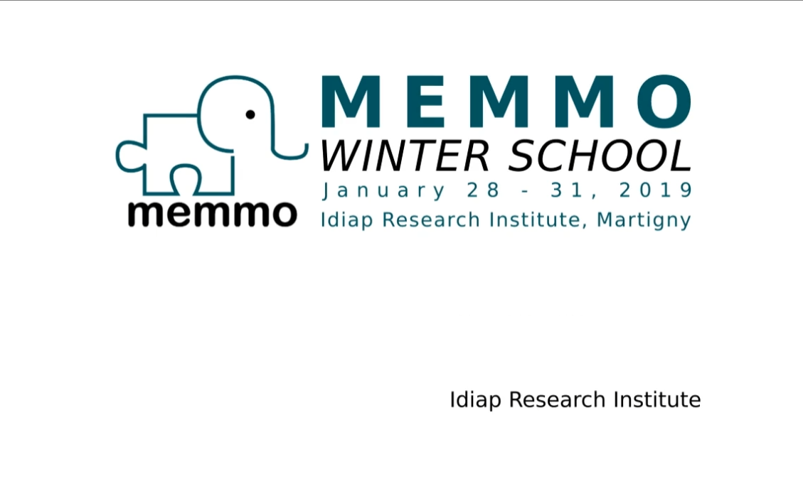 [图]【2019冬】机器人运动Winter School by Idiap Research Institute