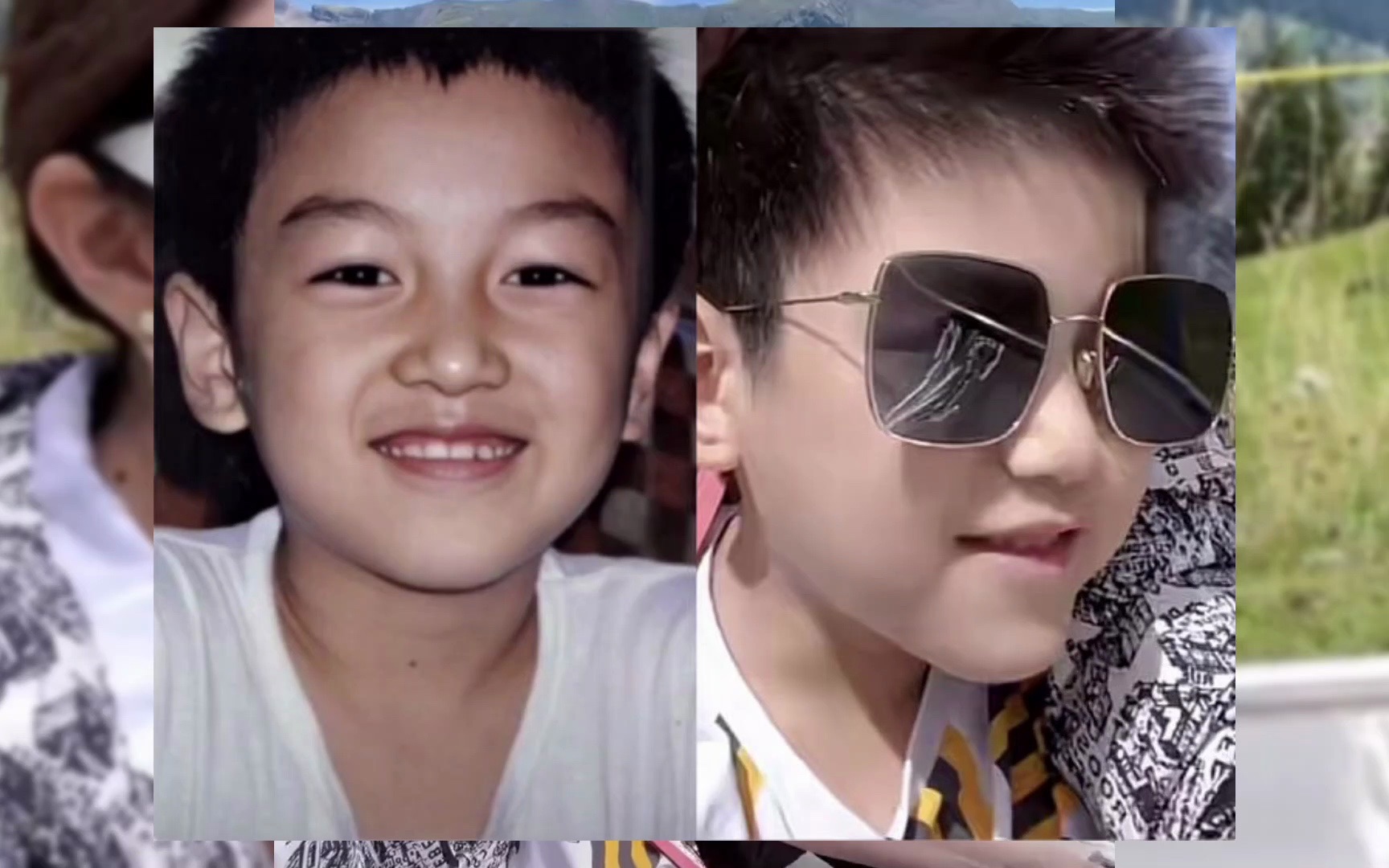 陈妍希带儿子瑞士度假 和童年陈晓如复制粘贴