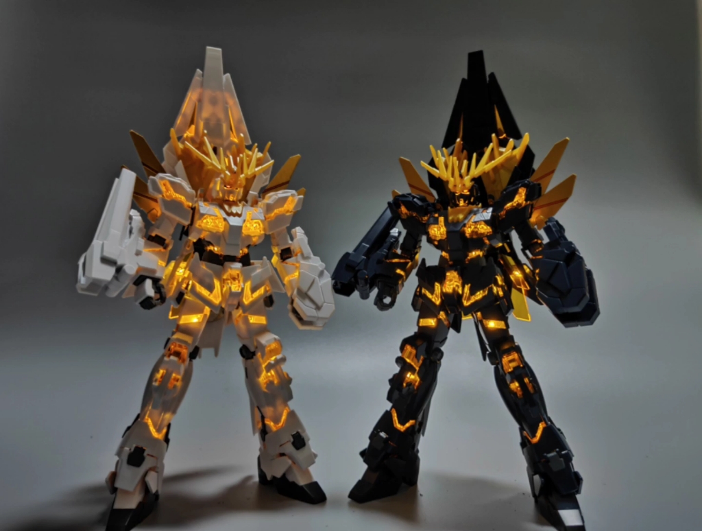 【独角兽发光计划】hg独角兽报丧女妖黑白版本加灯