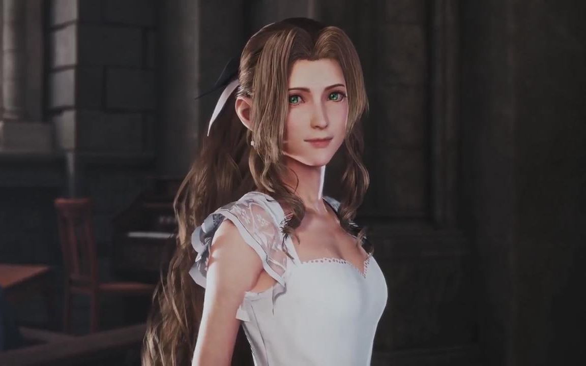 《最终幻想7重制版》艾莉丝的白裙子
