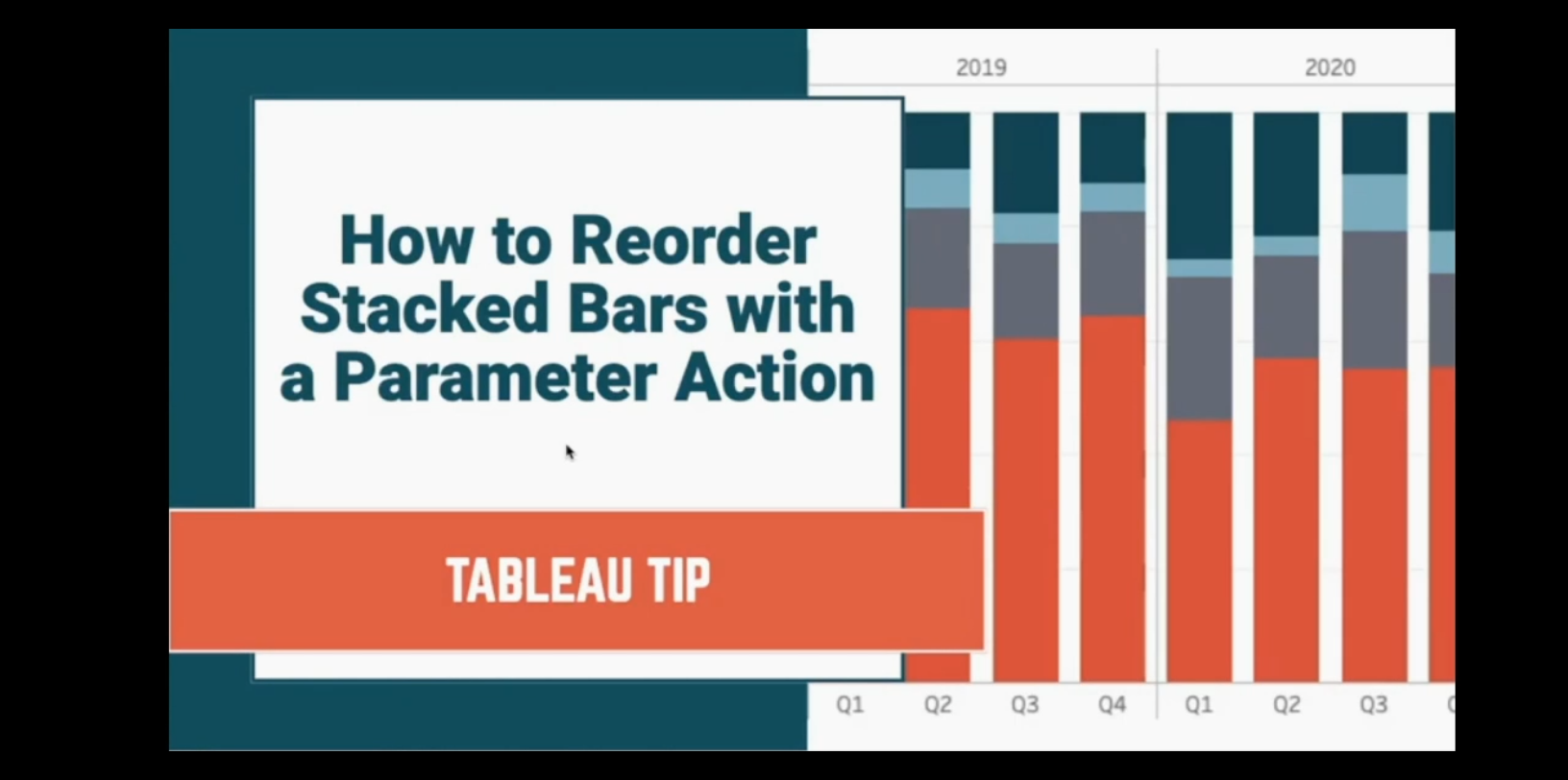 TableauTips185:How to Reorder a Chart with a Parameter Action哔哩哔哩bilibili