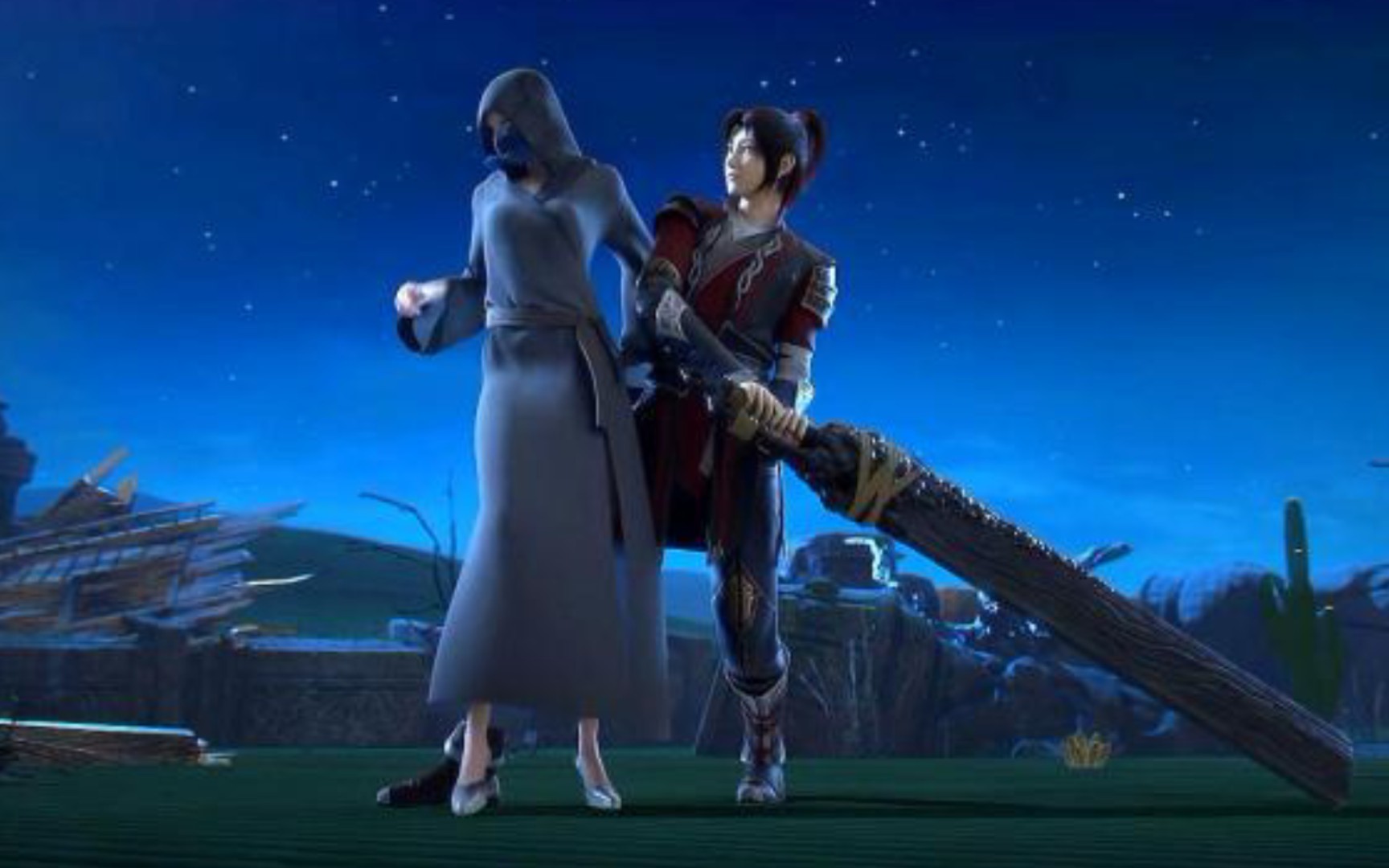 萧炎和云韵的羁绊望天下有情人终成眷属新年快乐