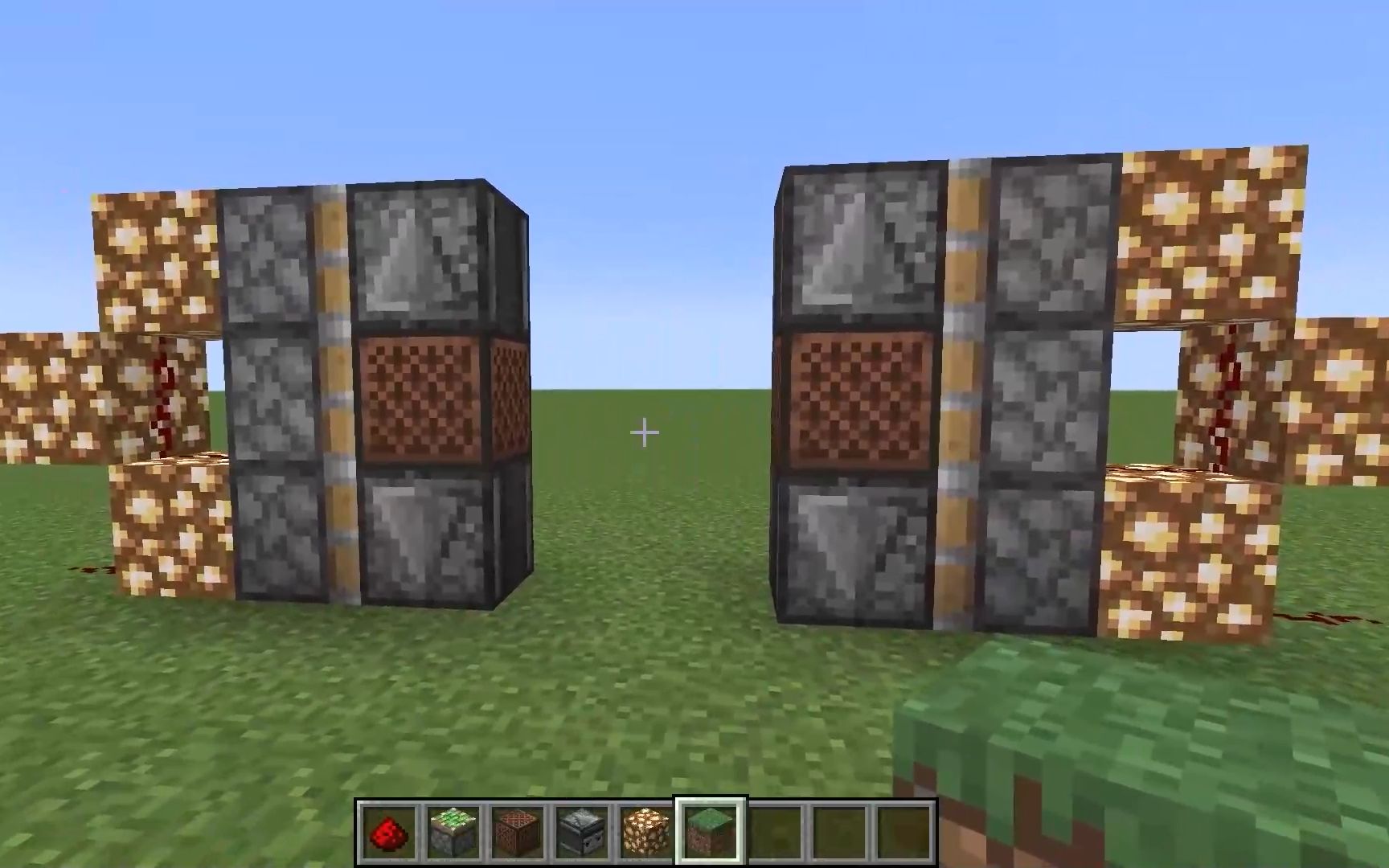 【红石教程】最简单的3×2活塞门