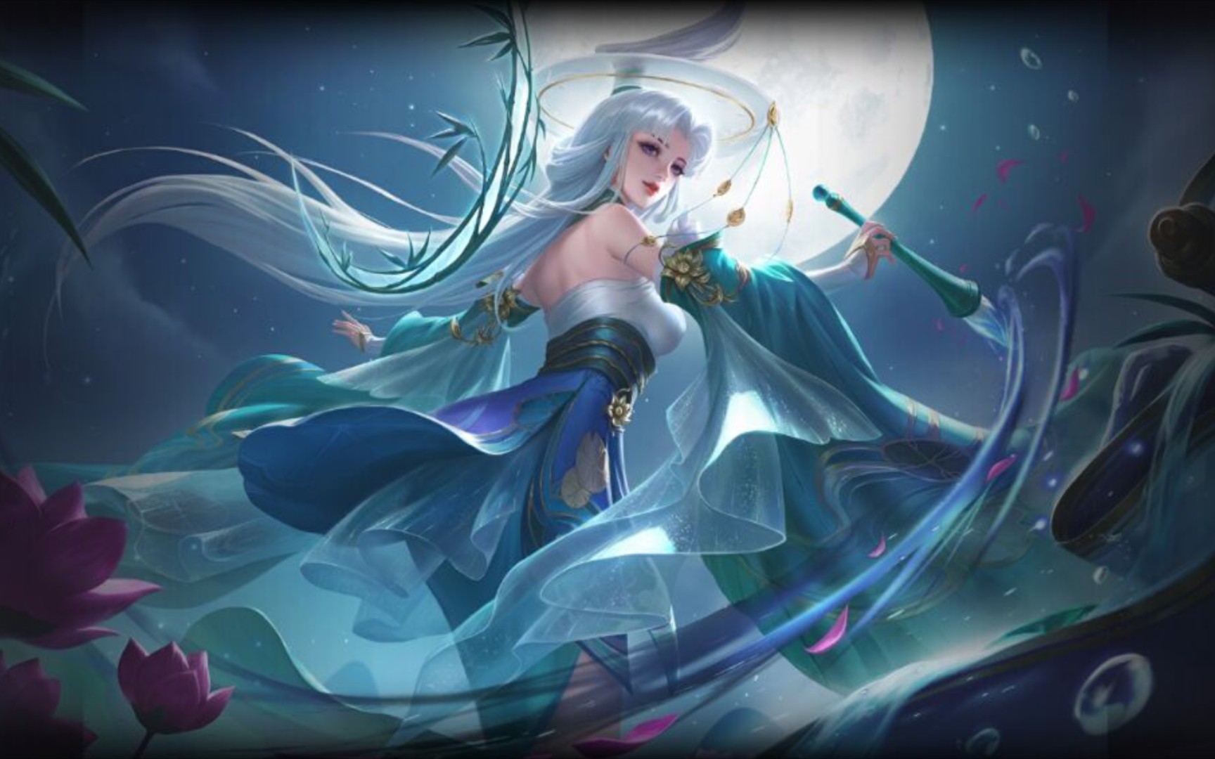 曙光英雄:李清照——风荷月影 皮肤鉴赏