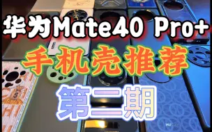 Download Video: 华为Mate40 Pro+ 手机壳推荐！（第二期）