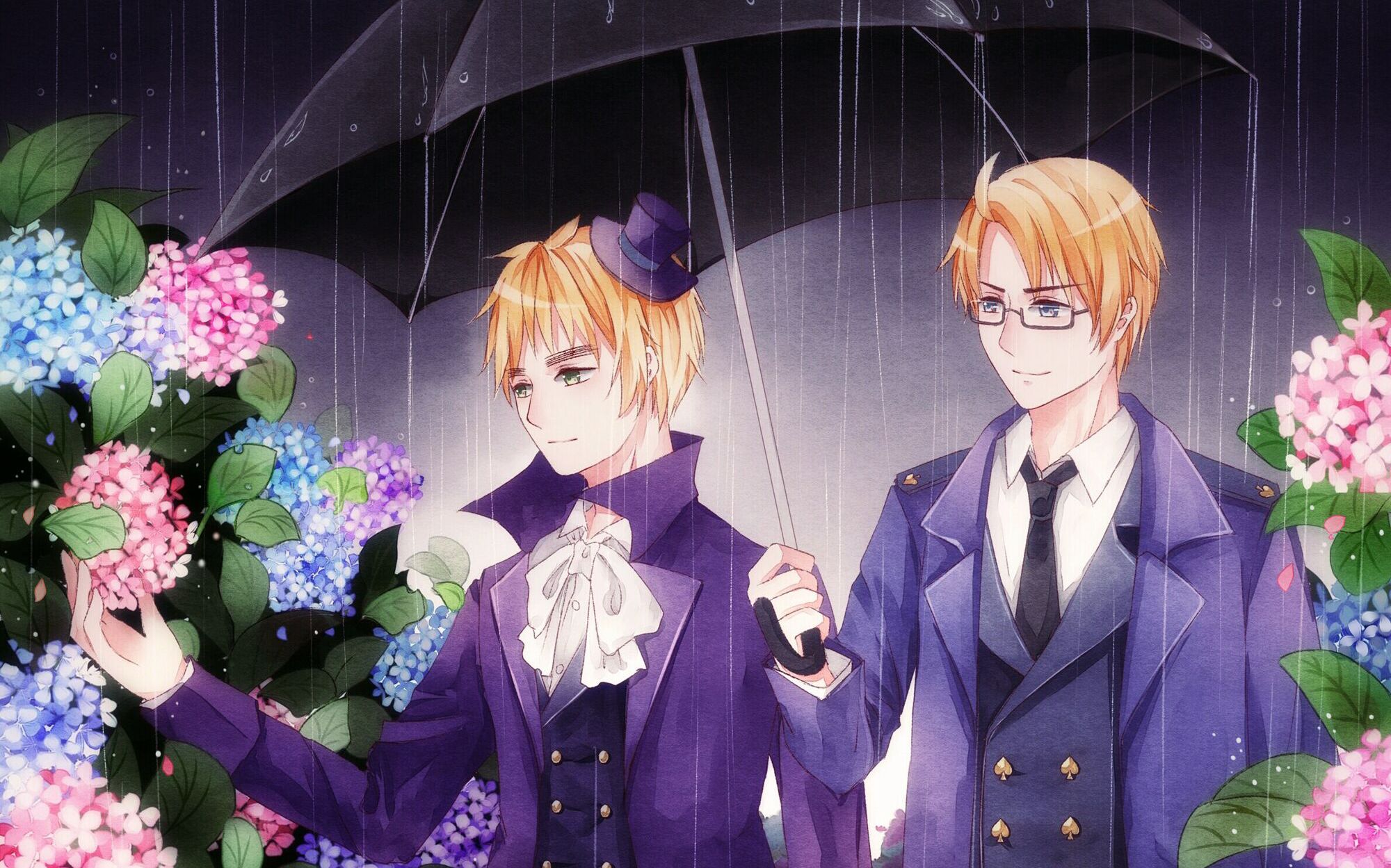 [sai][aph][米英]a rainy day in spade十倍速過程