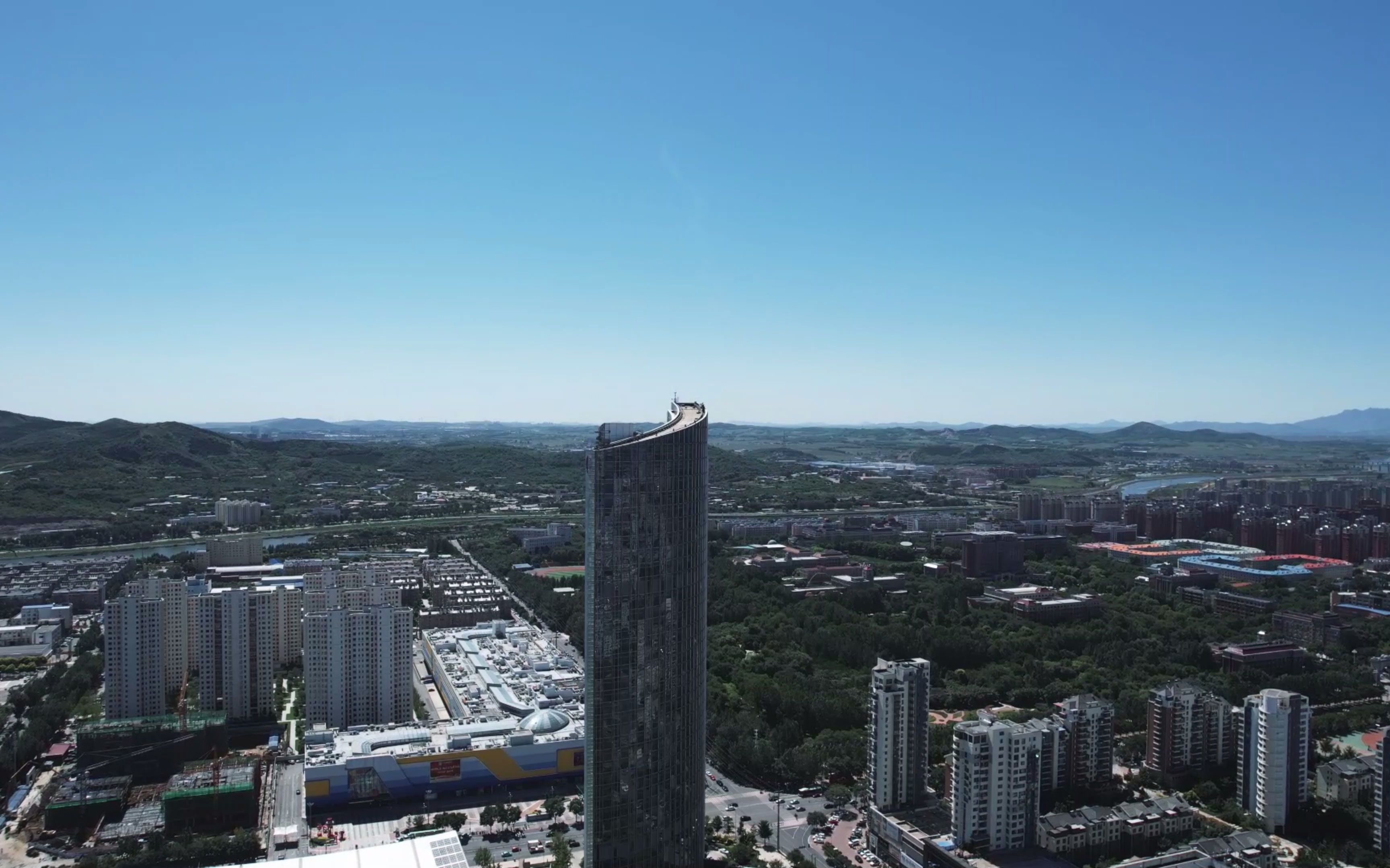 航拍锦州,但是赛博朋克_哔哩哔哩_bilibili