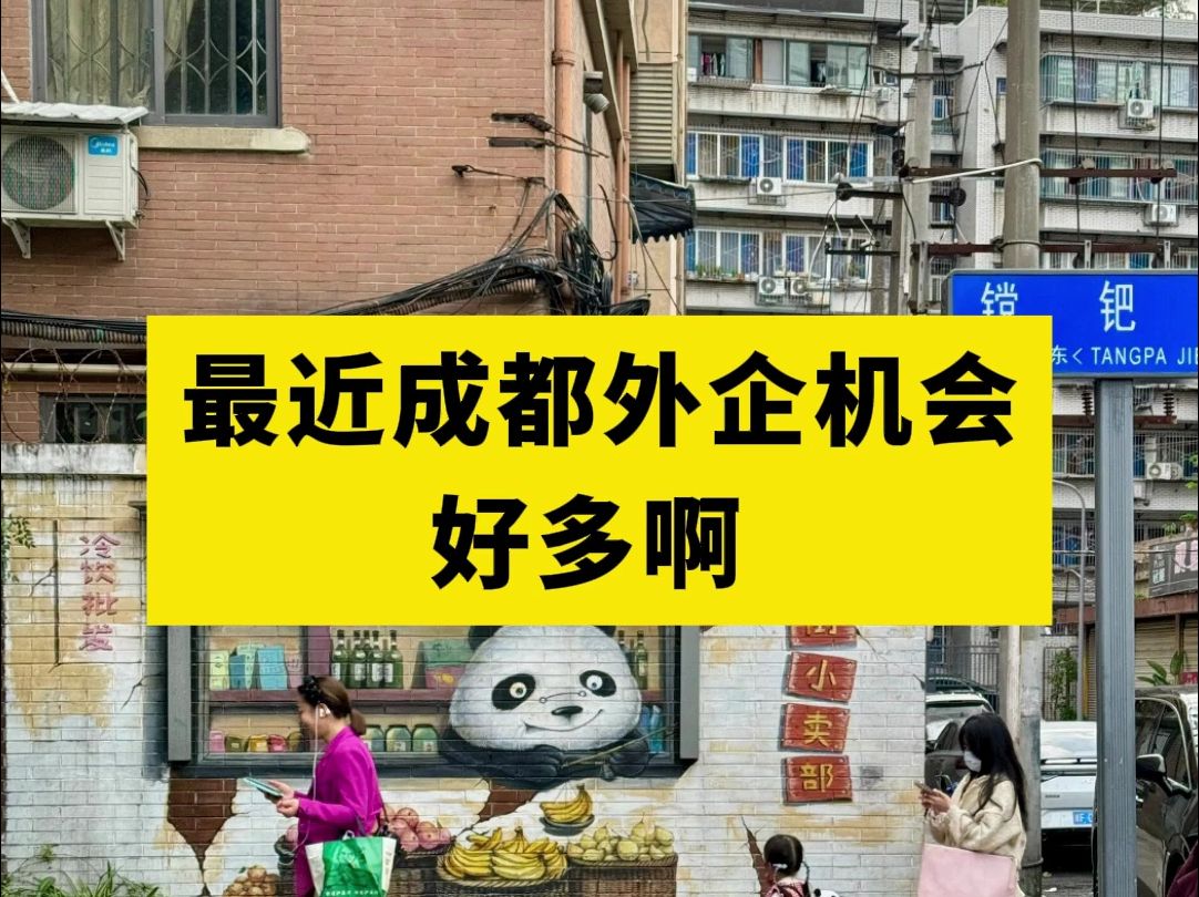 真的没有想到,成都外企机会比想象中的多这么多!哔哩哔哩bilibili