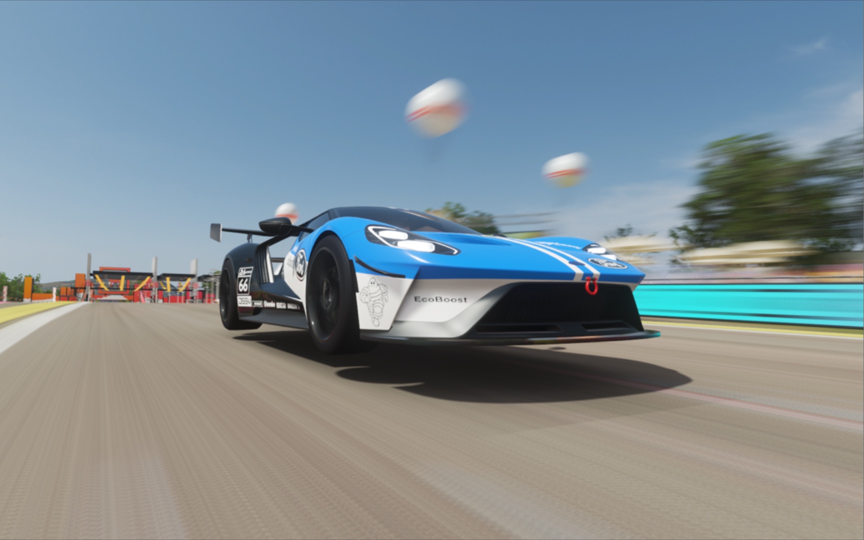 【地平线4】刹车是不可能踩的!福特 gt wp tst赛道夏季测试