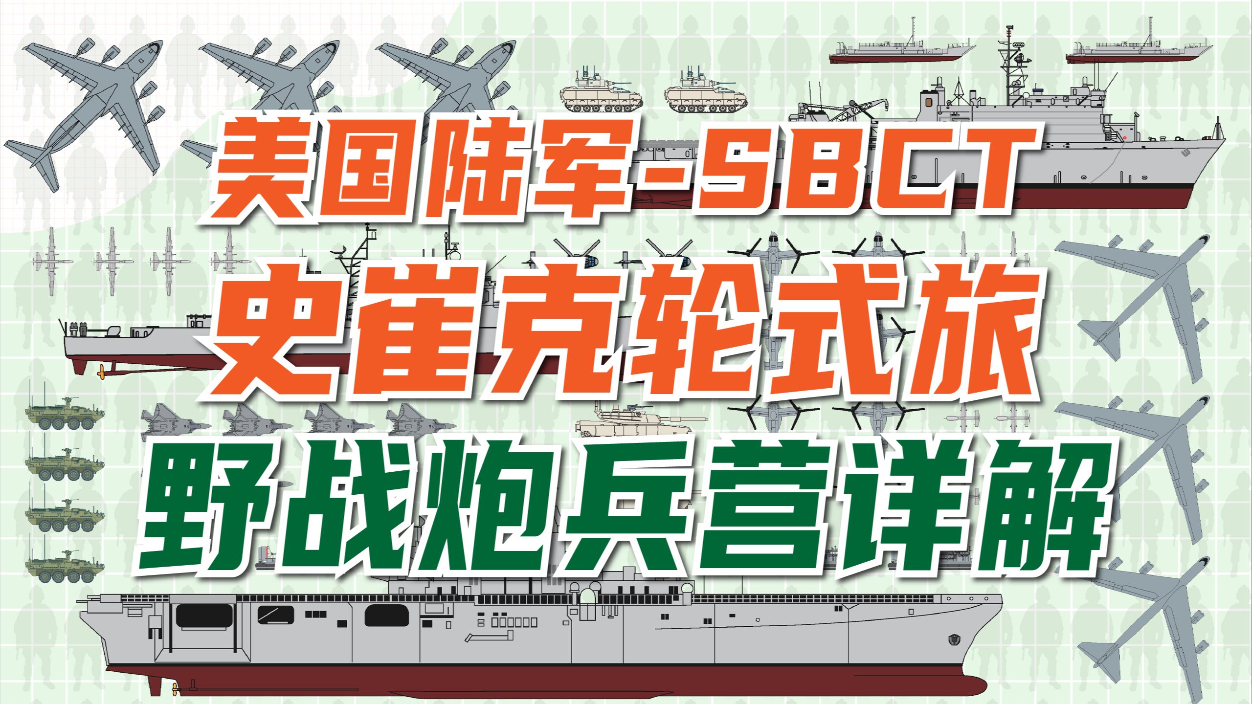 美国陆军史崔克作战旅SBCT野战炮兵营详解,连个自行火炮都没有.哔哩哔哩bilibili