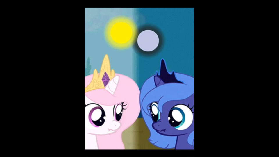 mlp小马宝莉 两个公主小时候