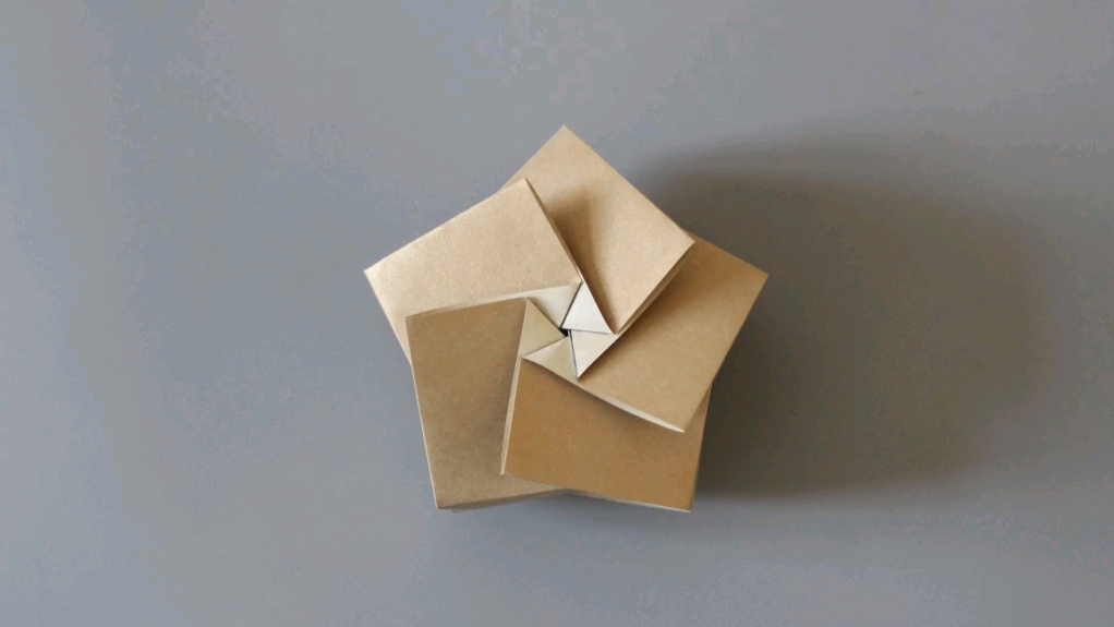 五角星礼物盒折纸教程 简单的星星盒子折纸方法