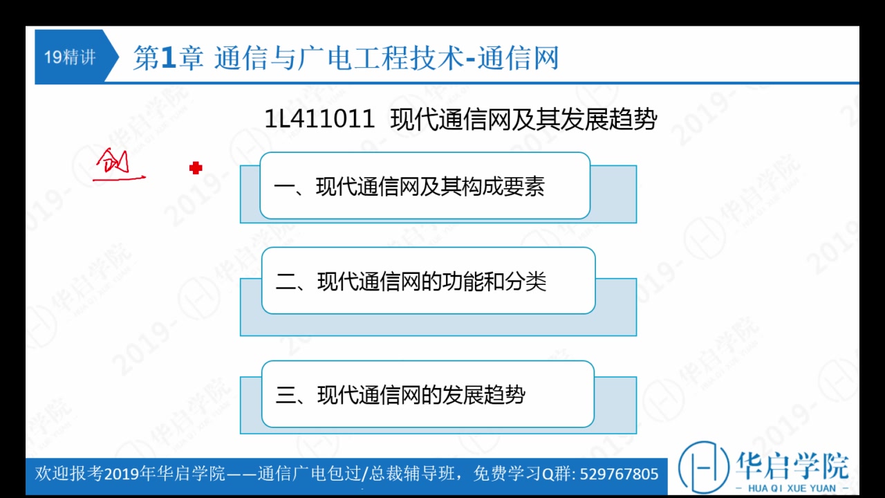 华启学院2019一建通信与广电实务第二讲通信网及发展通信达叔(一个系统三个节点两核中心四句话)哔哩哔哩bilibili