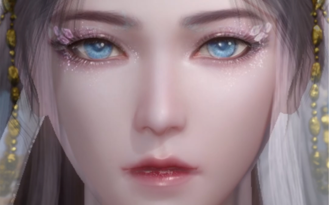 【一梦江湖捏脸】白龙(句芒)/成女仿捏/无偿/含高级妆容/by安暮羲