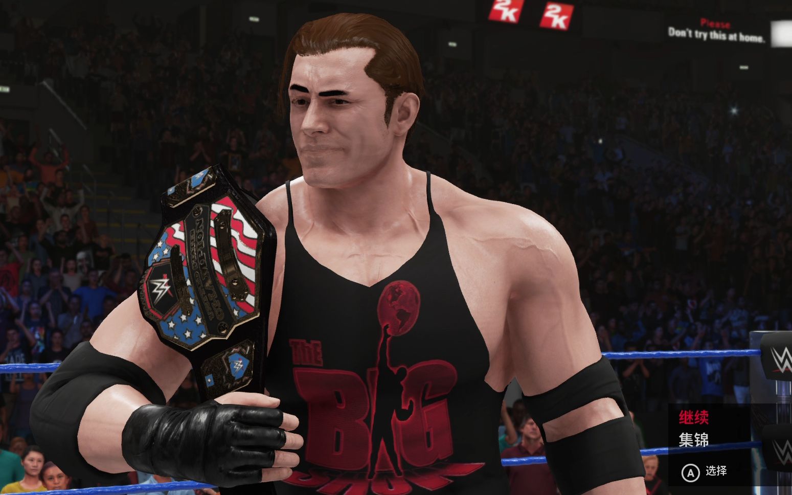 wwe 2k19 局长生涯模式第六期,最具统治者全美冠军诞生