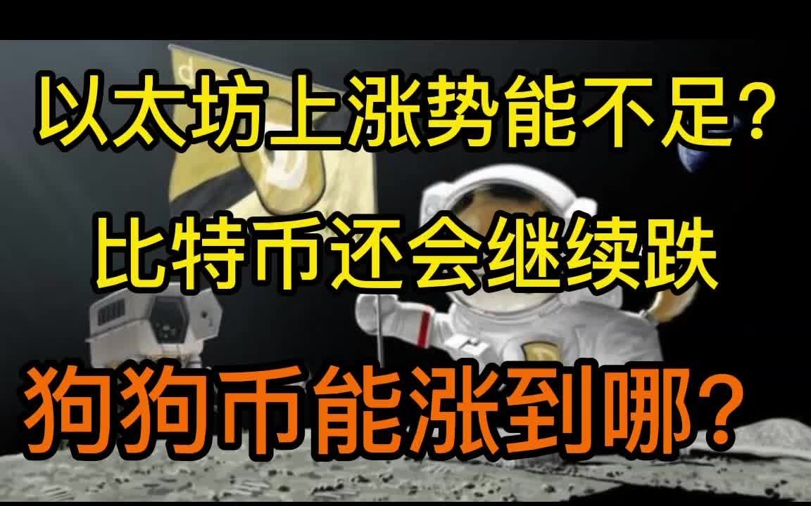 以太坊上涨势能不足比特币还会继续跌!狗狗币能够涨到哪里?哔哩哔哩bilibili