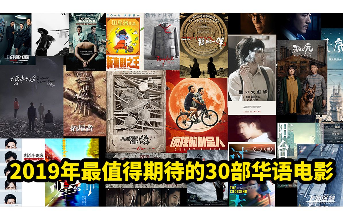 大聪看电影:2019年最值得期待的30部华语电影预热前瞻,总有你喜欢的哔哩哔哩bilibili