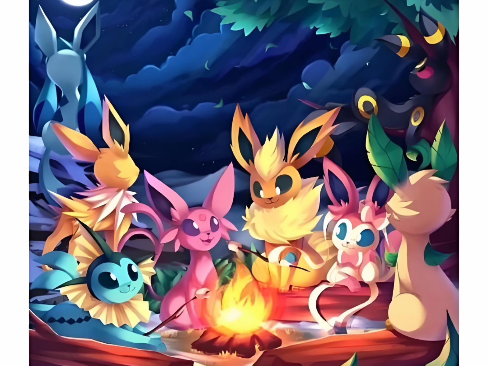 伊布家族的一些可爱图片