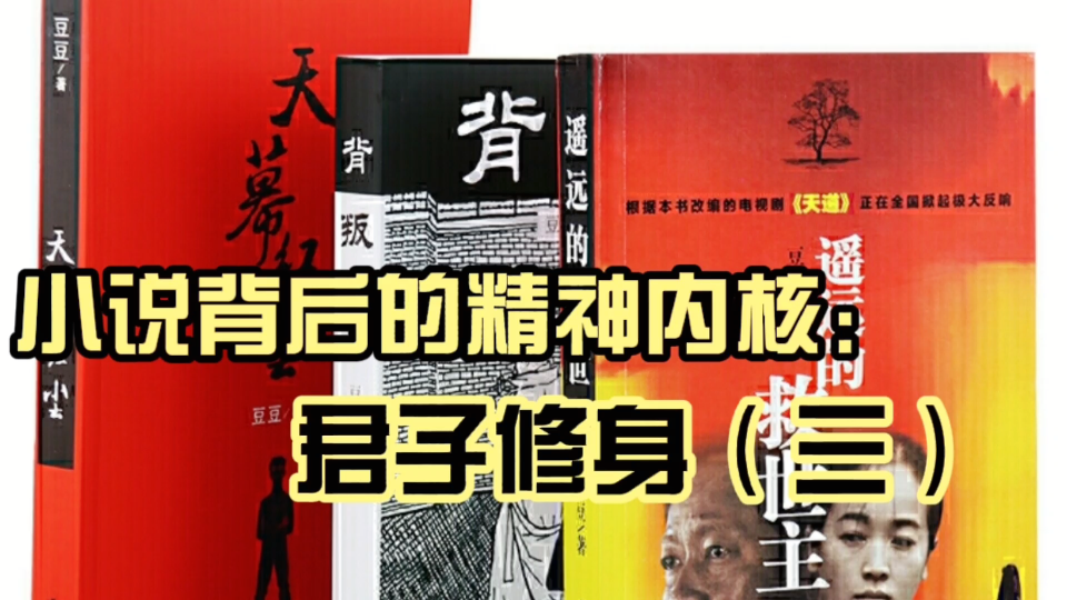 豆豆小说三部曲背后的精神内核——君子所求,物质与精神的权衡哔哩哔哩bilibili