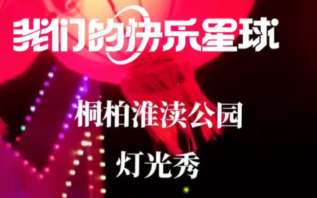 河南桐柏淮渎公园夜景!哔哩哔哩bilibili