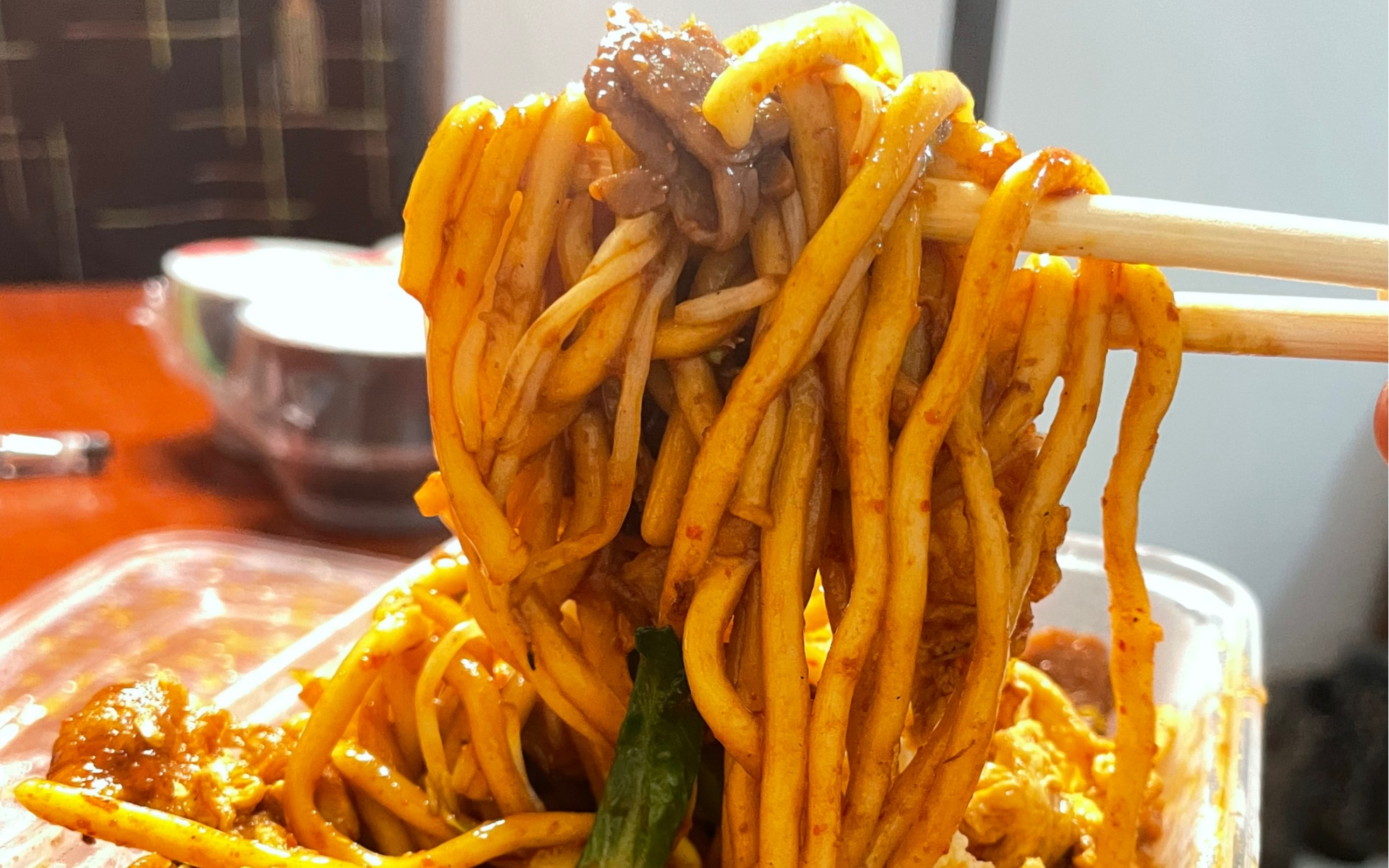 好吃不贵!安庆美食 鸡蛋牛肉炒面 居然不带lou子