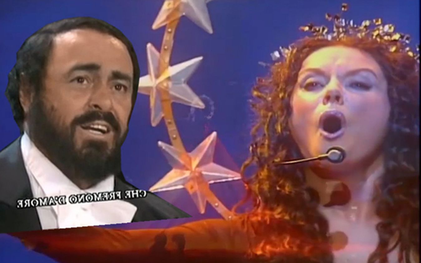 [图]今夜无人入睡 莎拉布莱曼PK帕瓦罗蒂 Sarah Brightman & Luciano Pavarotti