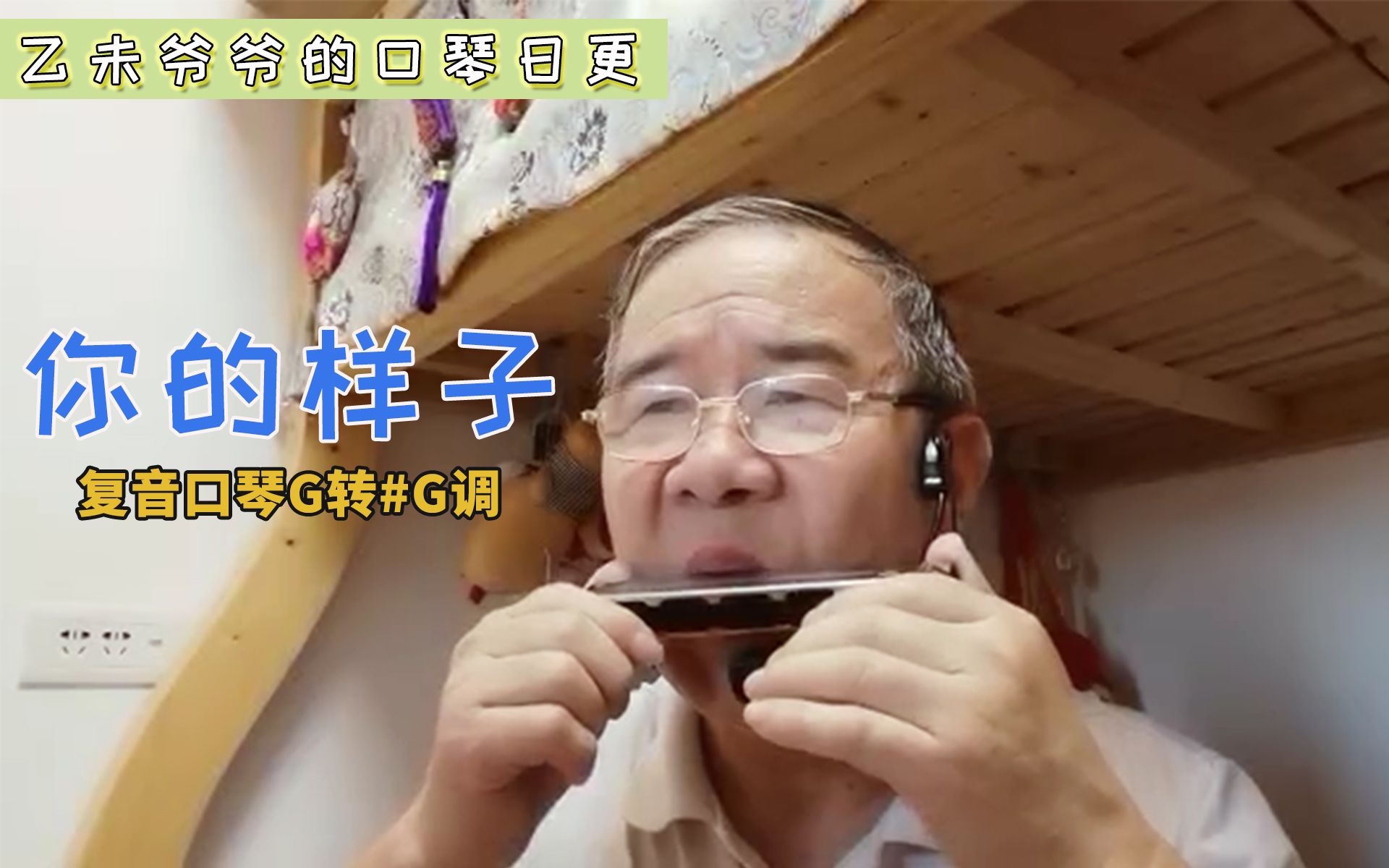 活动作品你的样子复音口琴g转g调罗大佑的歌总是那么有味道