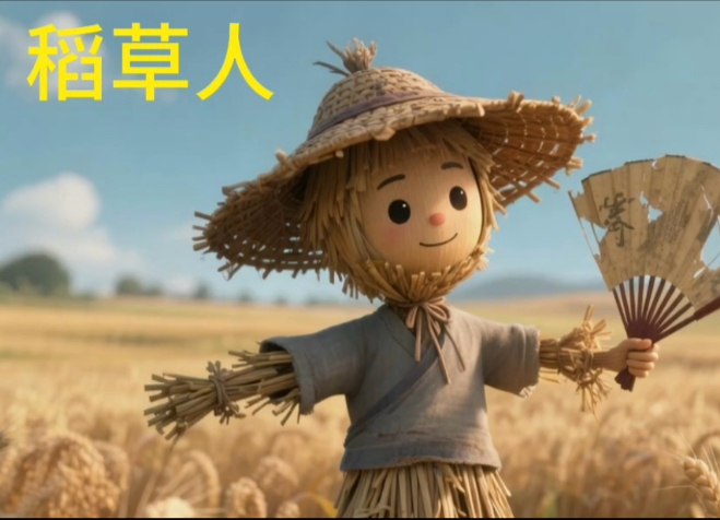 #《稻草人》是叶圣陶先生创作的经典童话，既饱含对底层生灵的悲悯，也藏着对现实的叩问#民间故事 #童年经典怀旧动漫 #故事 #童话故事
